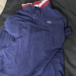 Polo Style Blue Long Sleeve